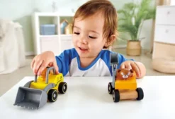 Hape - Legetøjsbil I Træ - Wild Riders Vehicle Set - Assorteret