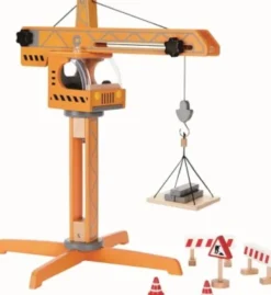 Hape - Legetøjskran I Træ