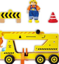 Hape - Mobile Crane & Construction Set - Kran & Konstruktion