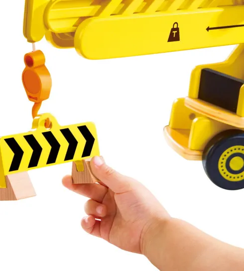 Hape - Mobile Crane & Construction Set - Kran & Konstruktion