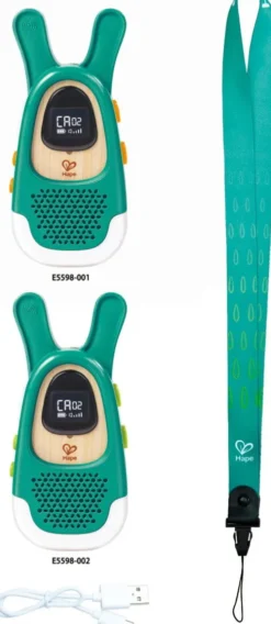 Hape - Nature Walkie-Talkies Til Børn - Grøn - Nature Fun