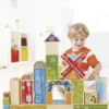 Hape - Organeco Blocks - Byggeklodser I Bambus Træ