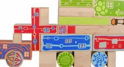 Hape - Organeco Blocks - Byggeklodser I Bambus Træ