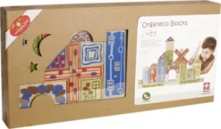 Hape - Organeco Blocks - Byggeklodser I Bambus Træ