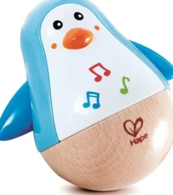 Hape - Pingvin Legetøj Med Musik - Penquin Musical Wobbler