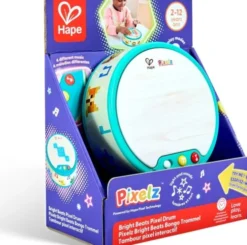 Hape - Pixelz Bright Beats Pixel Drum - Tromme Til Børn