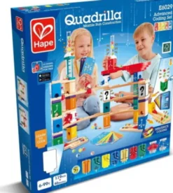Hape - Quadrilla Marble Run Construction - Kodningssæt - E6029