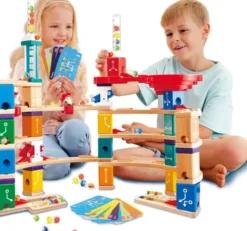 Hape - Quadrilla Marble Run Construction - Kodningssæt - E6029