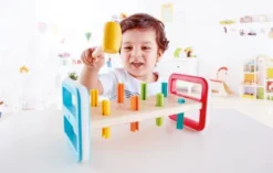 Hape - Rainbow Pounder - Hammerbræt I Træ Til Børn