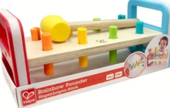 Hape - Rainbow Pounder - Hammerbræt I Træ Til Børn