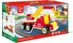 Hape - Siren & Lights Toy Fire Truck - Brandbil Med Lyd