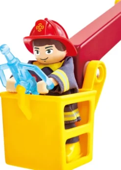 Hape - Siren & Lights Toy Fire Truck - Brandbil Med Lyd