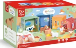 Hape - The Happy Stables - Bog Og Figur Legesæt - Hapeland