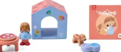 Hape - The Tiny House - Bog Og Figur Legesæt - Hapeland