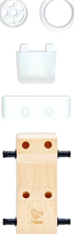 Hape - Whizzy Wheels - Legetøjsbil Byggesæt I Træ - Assorteret