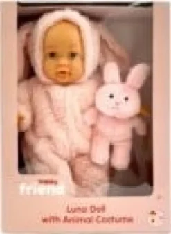 Happy Friend - Luna Dukke Med Dyrekostume