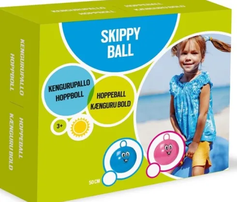 Happy Summer - Hoppebold 45 CM - Blå