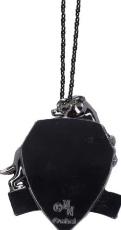Harry Potter Julepynt - Hufflepuff Crest - Sølv - Nemesis Now - 6 CM