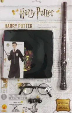 Harry Potter - Kappe, Tryllestav Og Briller - 5378