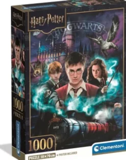 Harry Potter Puslespil - Da Decidere - High Quality - 1000 Brikker - Clementoni