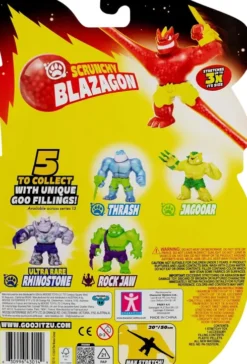 Heroes Of Goo Jit Zu - Meteor Madness - Scrunchy Blazagon Figur