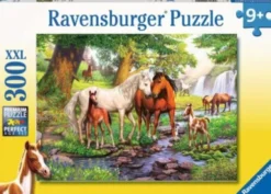 Heste Puslespil - Heste Ved Vand - 300 Xxl Brikker - Ravensburger