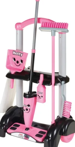 Hetty Legetøjs Rengøringsvogn Sæt I 5 Dele - Pink - Casdon