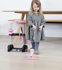 Hetty Legetøjs Rengøringsvogn Sæt I 5 Dele - Pink - Casdon