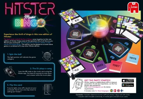 Hitster Bingo - Dansk