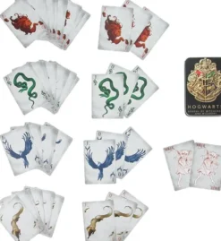 Hogwarts Playing Cards In A Tin Black