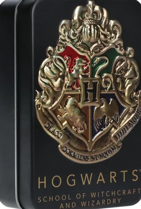 Hogwarts Playing Cards In A Tin Black