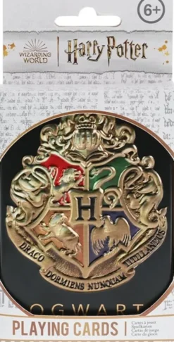 Hogwarts Playing Cards In A Tin Black