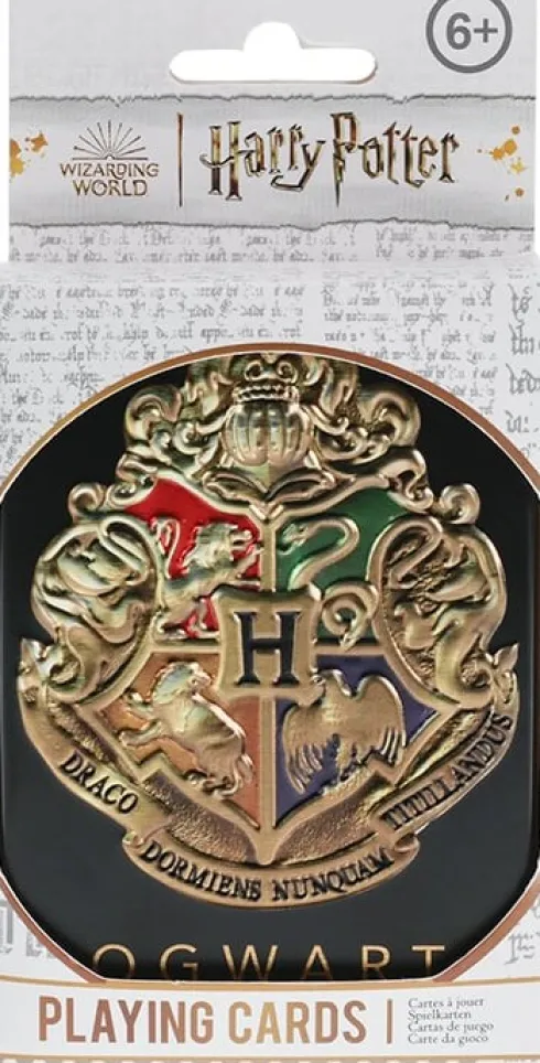 Hogwarts Playing Cards In A Tin Black