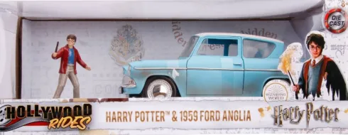 Hollywoor Rides - Harry Potter & 1959 Ford Anglia - 1:24 - Jada