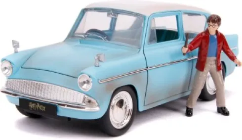 Hollywoor Rides - Harry Potter & 1959 Ford Anglia - 1:24 - Jada