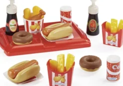 Hot Dog Grillmester Legemad Sæt I 25 Dele - Ecoiffier Chef