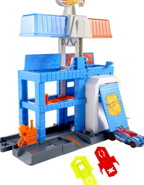Hot Wheels - City Downtown Police Tower - Politistation - Mattel