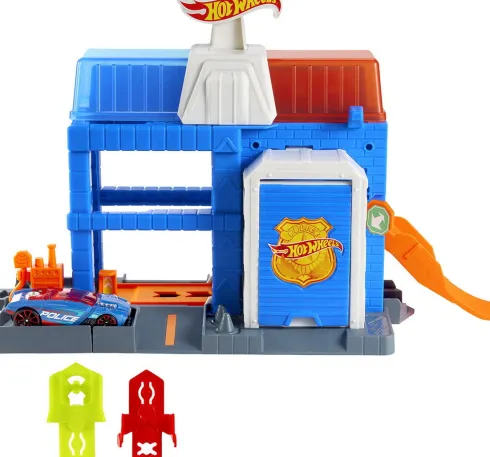 Hot Wheels - City Downtown Police Tower - Politistation - Mattel