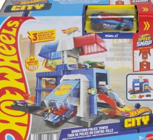 Hot Wheels - City Downtown Police Tower - Politistation - Mattel