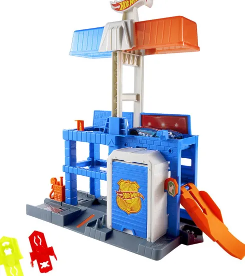 Hot Wheels - City Downtown Police Tower - Politistation - Mattel