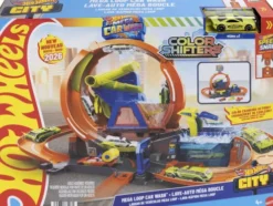 Hot Wheels - City Mega Loop Car Wash - Bilvask - Mattel Jhl97