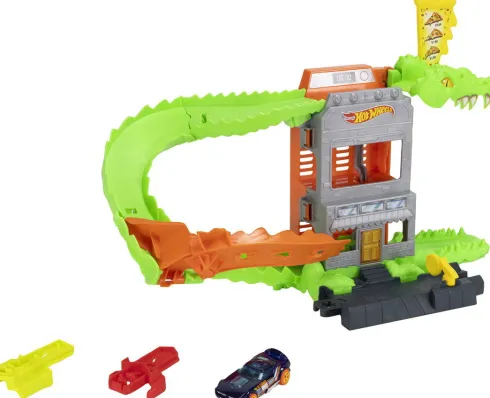 Hot Wheels - City Nemesis Krokodille Pizzeria - Mattel Jhl93