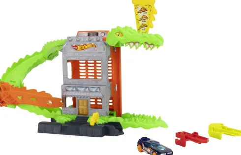 Hot Wheels - City Nemesis Krokodille Pizzeria - Mattel Jhl93