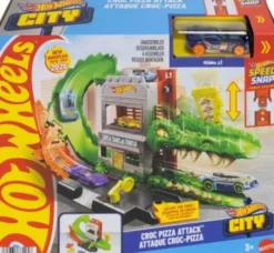 Hot Wheels - City Nemesis Krokodille Pizzeria - Mattel Jhl93