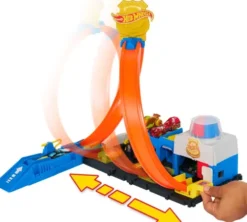 Hot Wheels - City Super Politistation Bane - Inkl. Bil