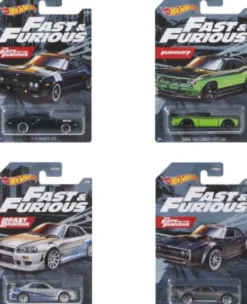Hot Wheels - Fast & Furious Bil - Assorteret - 1:64 - Mattel Hnr88