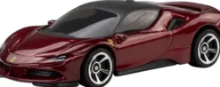 Hot Wheels - 5 Ferrari Diecast Legetøjsbiler - 1:64 - Mattel Jln12