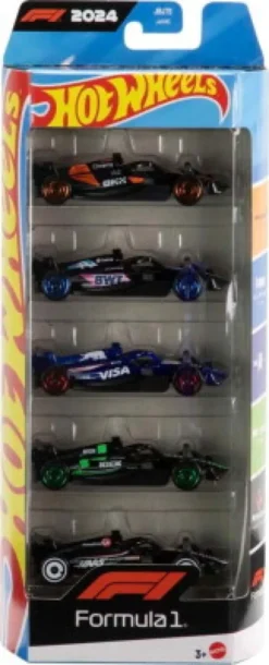 Hot Wheels - F1 2024 Formula 1 Biler - 1:64 - 5-Pak