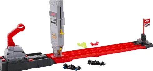 Hot Wheels - Formula 1 Grid Start Racing Bane - Mattel Jkm88