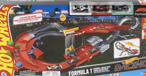 Hot Wheels - Formula 1 Racing Downhill Circuit Race - Mattel Jmc90